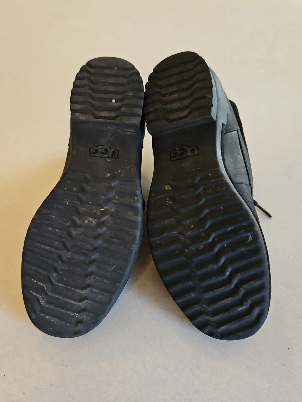UGG Heather Waterproof Black Duck Boots